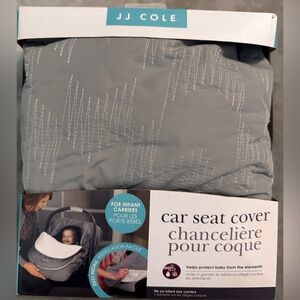 JJ Cole Car Seat Cover in Herringbone‎ Gray